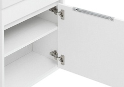 Aquanet Тумба с раковиной Лидс 50 подвесная белая – фотография-9